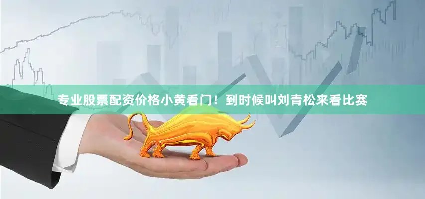 专业股票配资价格小黄看门！到时候叫刘青松来看比赛